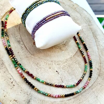 Emerald Natural Stone Necklaces