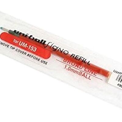 Uni-ball - GELS REFILLS range - ref: UMR10 - Large writing refill -