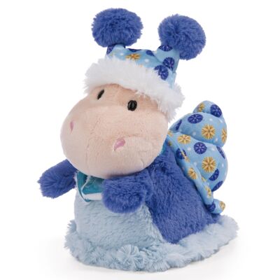 Peluche escargot bleu Sille 50cm debout VERT