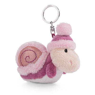 Keychain snail pink Soa 10cm GREEN