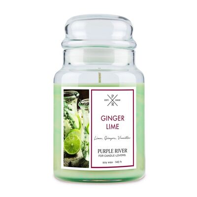 Bougie parfumée Gingembre Citron Vert - 623g