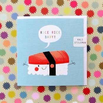 Carte de sushi pour bébé au riz WO35 5