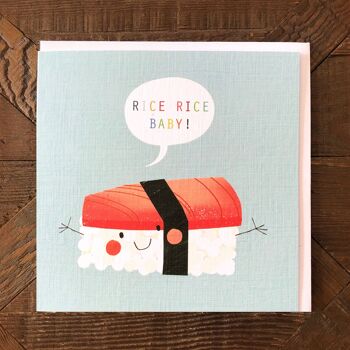 Carte de sushi pour bébé au riz WO35 2