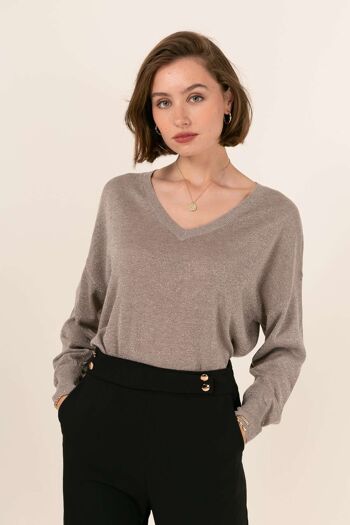 PULL EN LAINE COL V FABIENNE 19