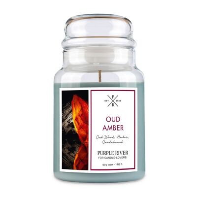 Oud & Amber scented candle - 623g