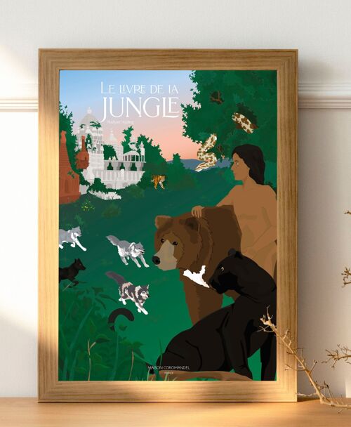 Affiche Le livre de la jungle - format A3