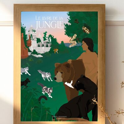 Affiche Le livre de la jungle - format A3