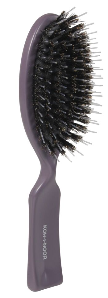 Brosse à cheveux pneumatique ECO avec poils de sanglier et épingles en nylon 8
