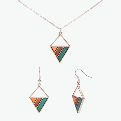 Combo Boucles d'oreilles + Pendentif | Crush