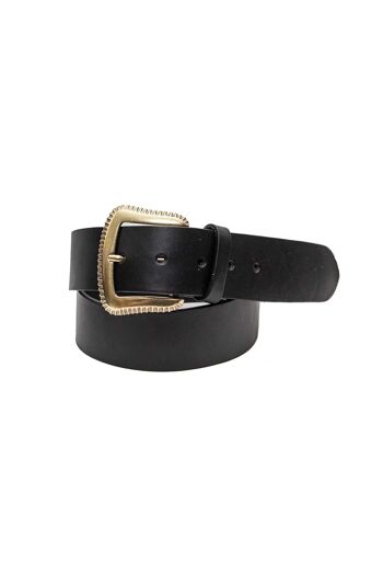 Ceinture cuir Scarlett - Marron 2