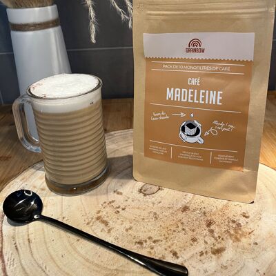 Caffè aromatizzato Madeleine - 10 filtri singoli
