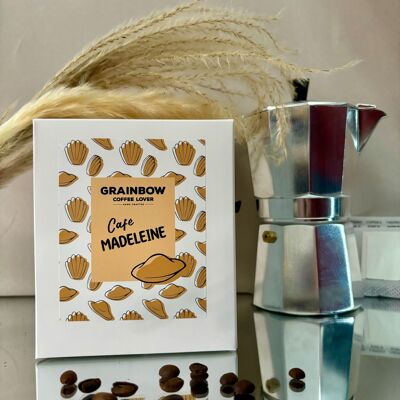Madeleine flavored coffee - Box 10 single filters