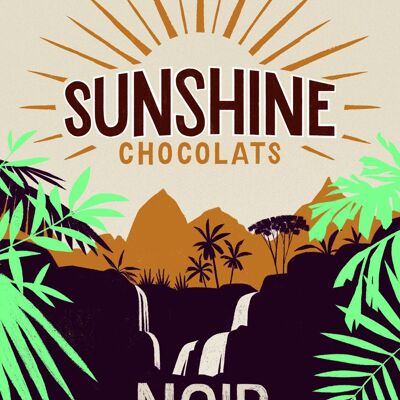 Chocolate Bar - Organic and fair trade dark sesame