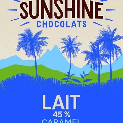 Tablette de Chocolat - Lait caramel fleur de sel bio et équitable