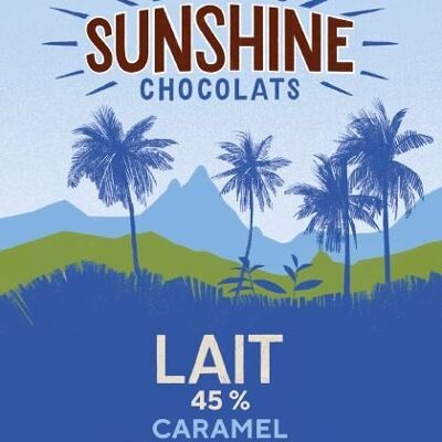 Tavoletta di cioccolato - Latte caramellato fior di sale biologico e del commercio equo e solidale