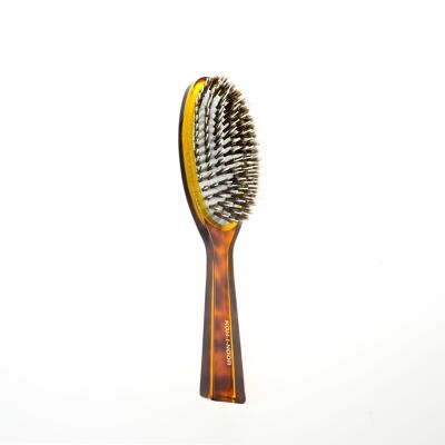 JASPE Brosse à cheveux pneumatique avec poils de sanglier et picots en nylon