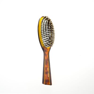 JASPE Pneumatic hair brush with boar bristles and nylon pins