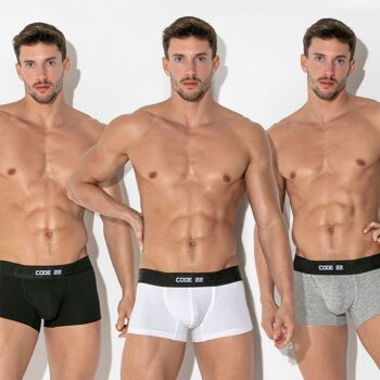 LOT DE 3 BOXERS BASIQUES 1