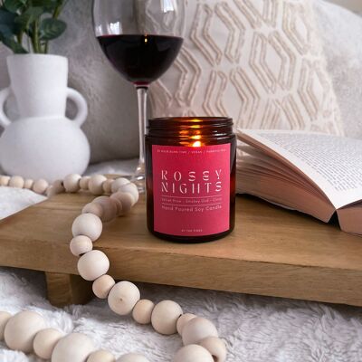Rosey Nights Apothecary Candle