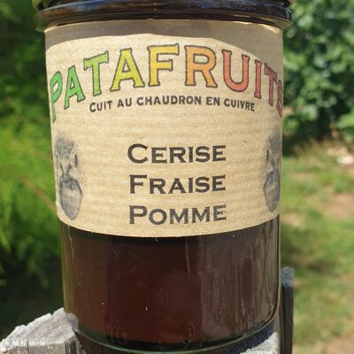 Patafruits Cerise fraise pomme 100% Drôme des collines