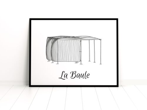 Affiche La Baule - Papier A4 / A3 / 40x60