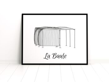 Affiche La Baule - Papier A4 / A3 / 40x60 1