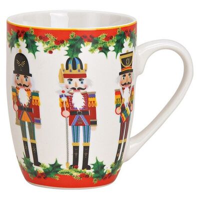 Taza de porcelana Cascanueces blanca (An / Al / P) 12x10x8cm 300ml