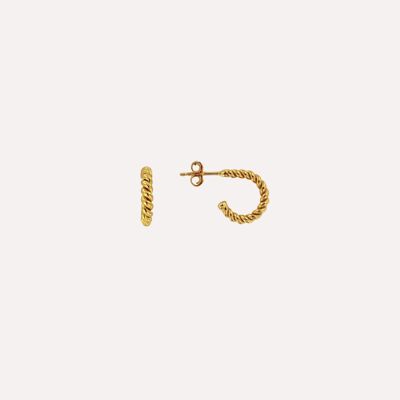 Twist Hoop Earrings