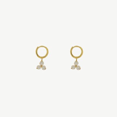 Lucky Charm Hoop Earrings