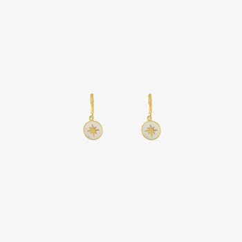 Boucles d'oreilles créoles stellaires 1