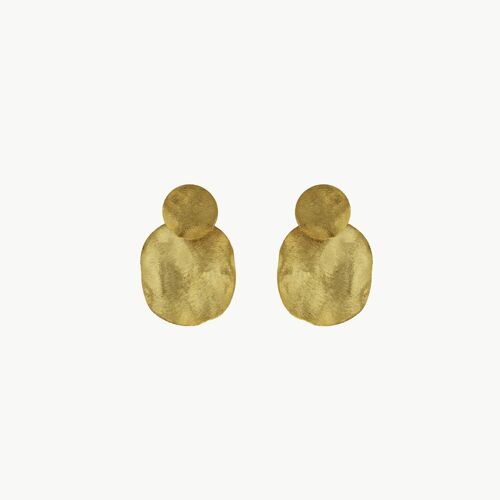 Oval Dot Earrings