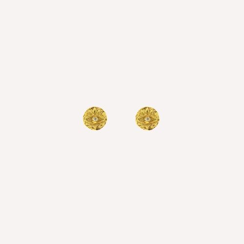 Round Eye Mini Earrings