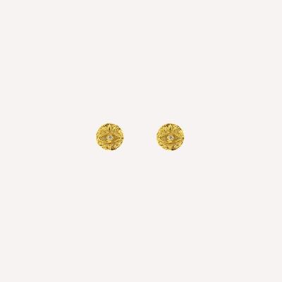 Mini boucles d'oreilles œil rond