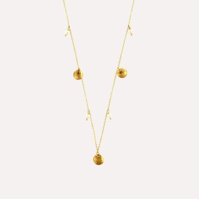 Toscas & Pearl Drops Necklace