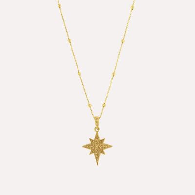 Night Sky Polar Star Necklace