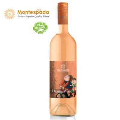 Vino Montespada Veneciano Blanco Naranja 75cl Vegano Añada 2021