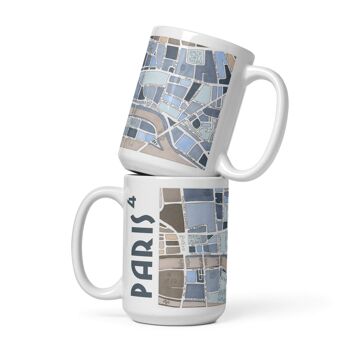 Mug Illustré Plan du 4eme arrondissement de PARIS 1