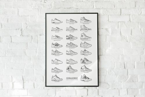Affiche Sneakers Collection - Papier A3 / 40x60