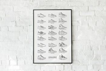 Affiche Sneakers Collection - Papier A3 / 40x60 1