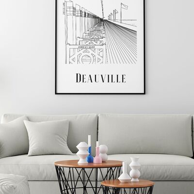 Deauville-Poster - A4 / A3 / 40x60 Papier