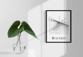 Affiche Deauville - Papier A4 / A3 / 40x60 3