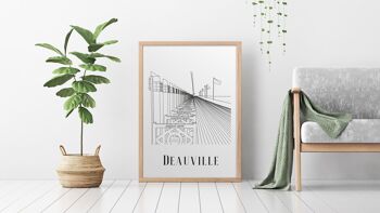 Affiche Deauville - Papier A4 / A3 / 40x60 5