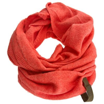 Foulard à boucle Lola Orange Fluo