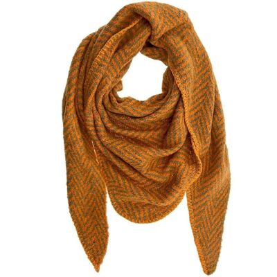 Scarf Anna Orange Taupe