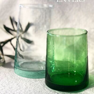 REVERSE LENSES - Green and transparent