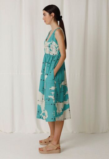 V09 Robe Verveine Turquoise 1