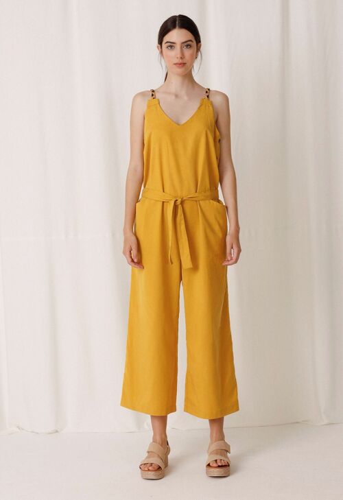 M01 Jumpsuit Muralis Canary Yellow
