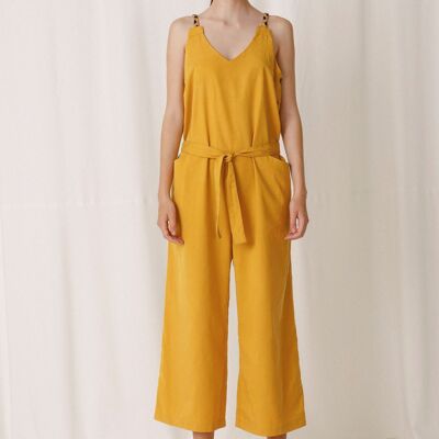 M01 Jumpsuit Muralis Canary Yellow