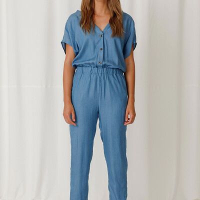 M02 Jumpsuit Mollis Denim Blue