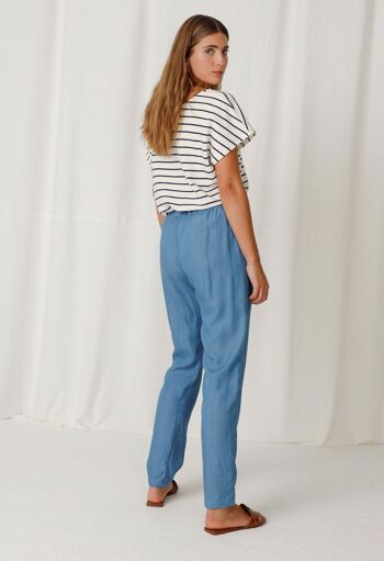 P04 Pantalon Persea Denim Bleu 2